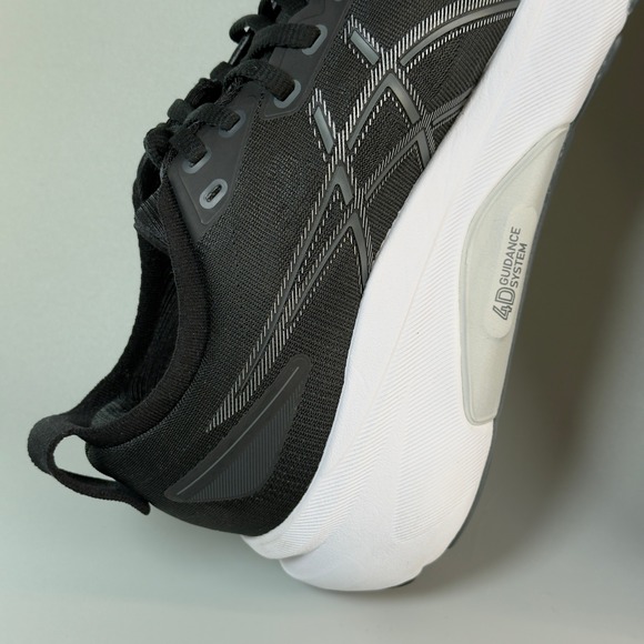 Asics Gel Kayano 31 Womens 8 Wide Running Shoes Black White Trainer Sneaker Lace - Picture 11 of 16